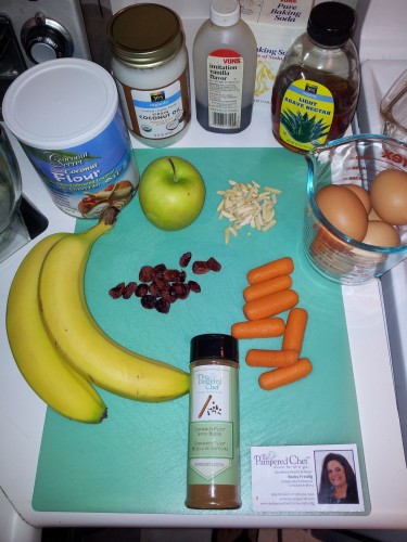 Paleo banana bread ingredients