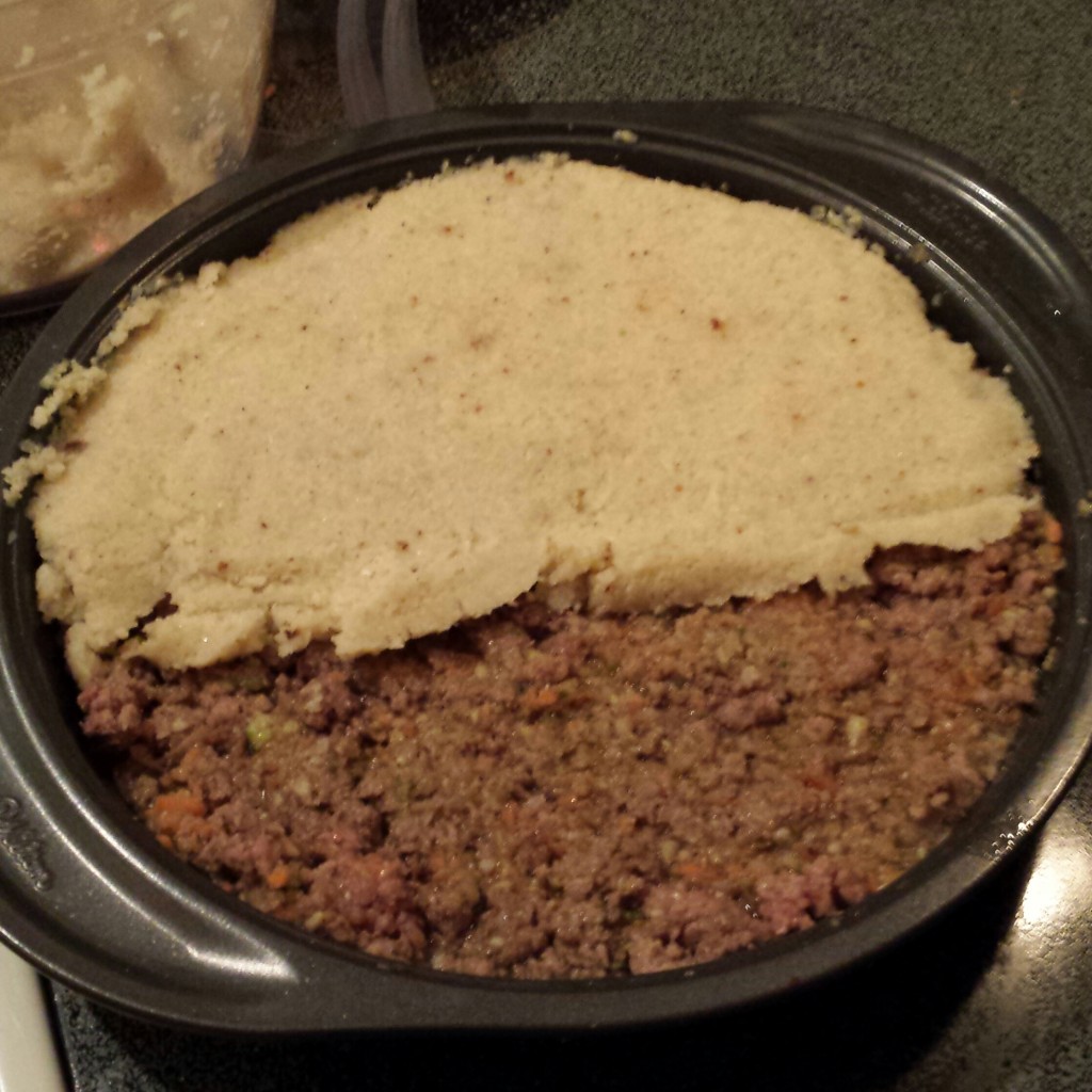 Paleo Shepards Pie Cauliflower Topping