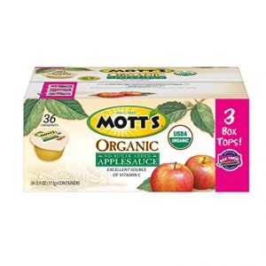 Mott's Organic Applesauce Desk Snack