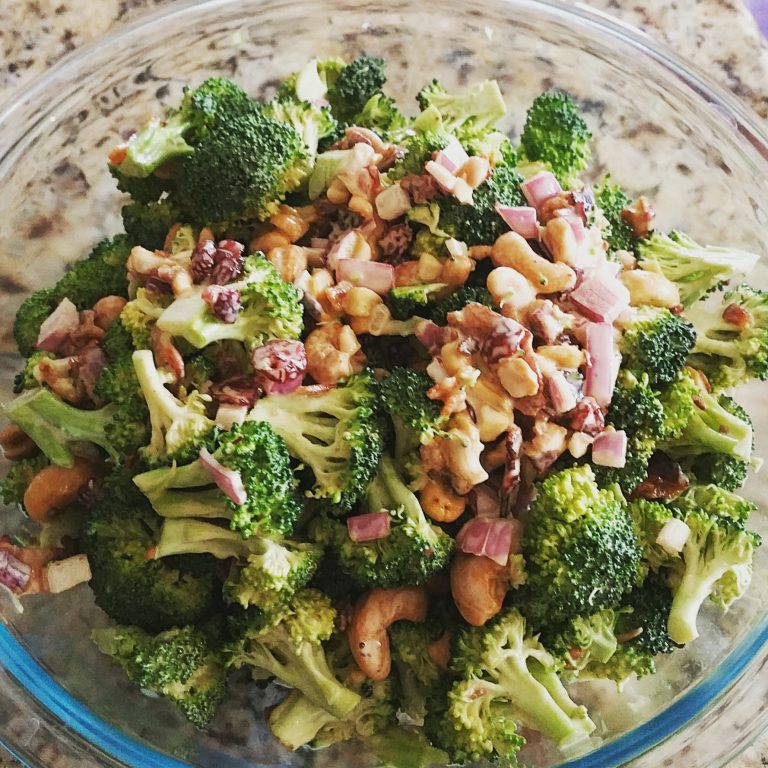 Paleo "Costco" Classic Broccoli Salad Creating a Destiny